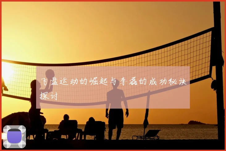 飞盘运动的崛起与李磊的成功秘诀探讨
