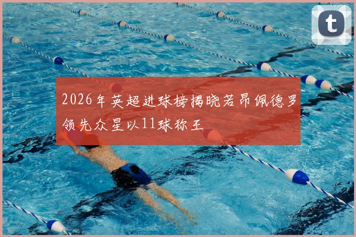 2026年英超进球榜揭晓若昂佩德罗领先众星以11球称王