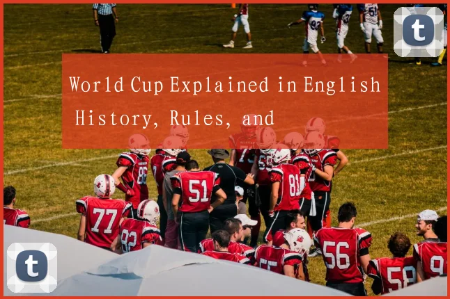 World Cup Explained in English History, Rules, and