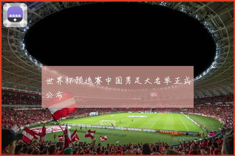 世界杯预选赛中国男足大名单正式公布